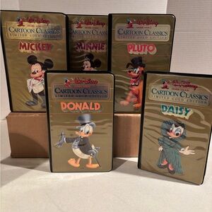 Disney Cartoon Classics Limited Gold Edition Set on VHS